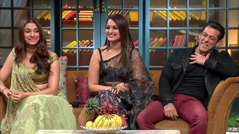 Salman explains it saying that he doesn't sleep on the bed as he is single; therefore, he sleeps on the couch instead.