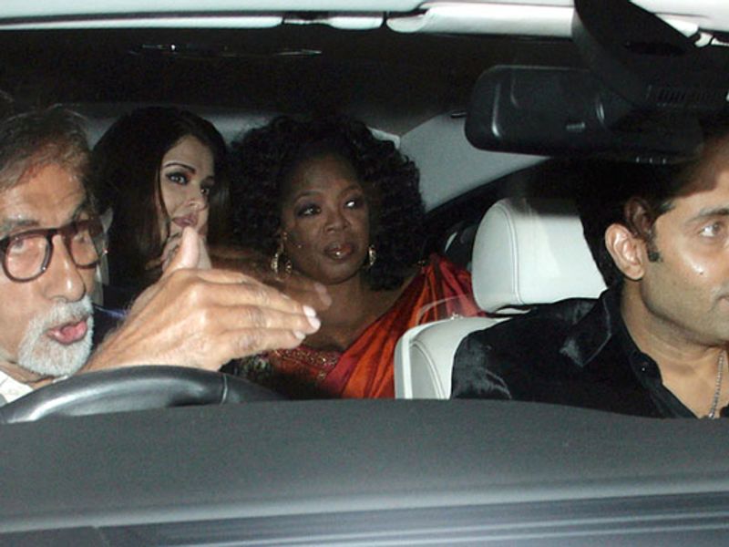 When Oprah Winfrey was in India, she visited the Bachchan's house in Mumbai and spent time with Aishwarya Rai.
