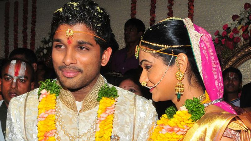 Allu Arjun wishes wife Sneha on 9th marriage anniversary share photo KPJ