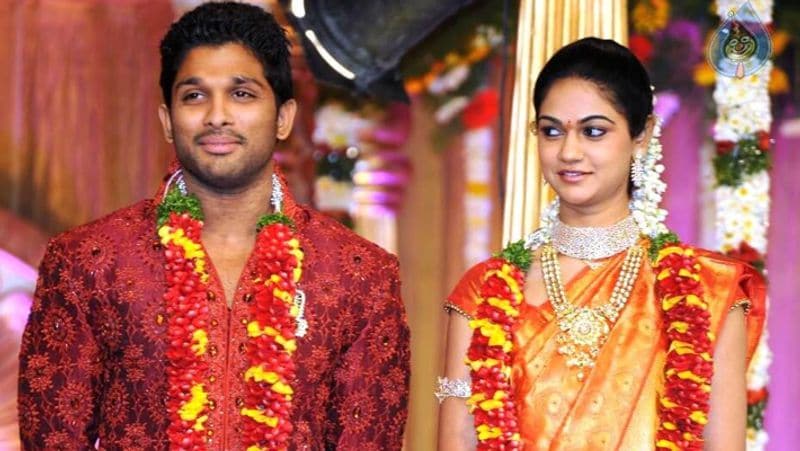 Allu Arjun wishes wife Sneha on 9th marriage anniversary share photo KPJ