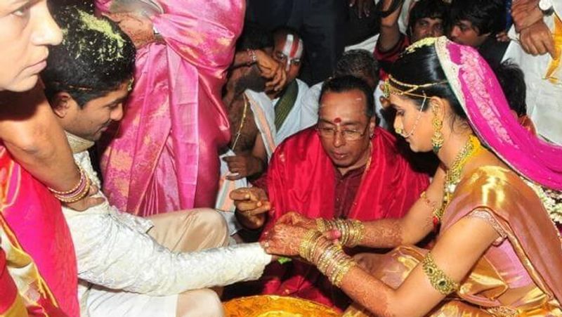 Allu Arjun wishes wife Sneha on 9th marriage anniversary share photo KPJ