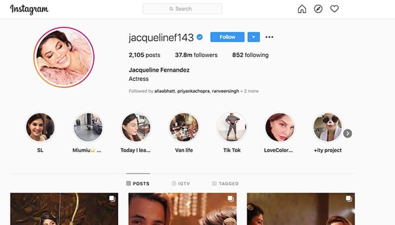 Jacqueline Fernandez: 37.8 million