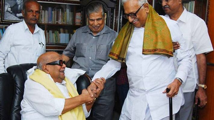DMK general secretary K Anbazhagan who was committed to Karunanidhi DMK general secretary K Anbazhagan who was committed to Karunanidhi