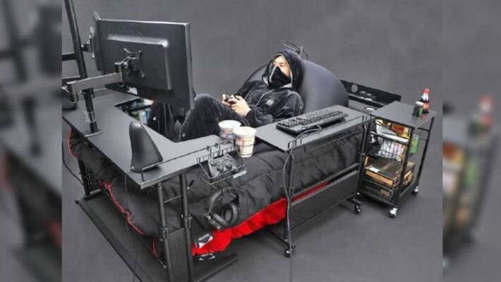 Good news for gamer a Japanese company built a gaming bed Good news for gamer a Japanese company built a gaming bed