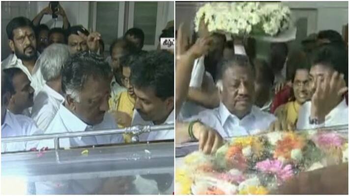ops paid tribute to anbazhagan ops paid tribute to anbazhagan