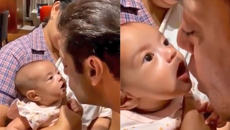 Salman Khan Play and Kiss his Niece Ayat Sharma KPG