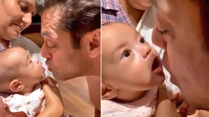 Salman Khan adores his baby niece in this video Salman Khan adores his baby niece in this video