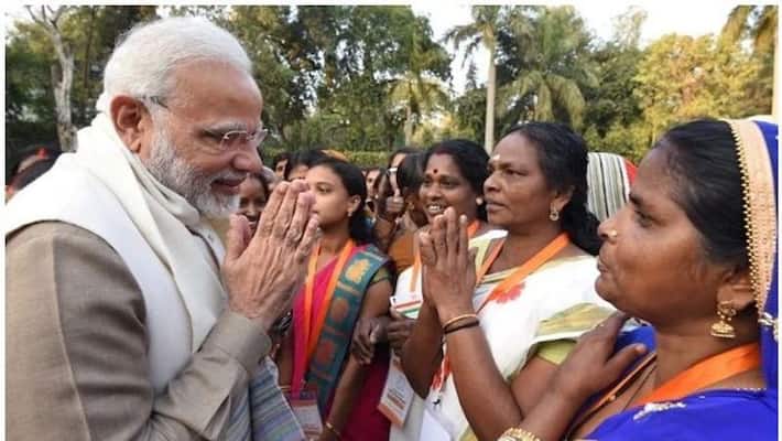PM Narendra Modi signs off from social media accounts, hands over to 7 women achievers PM Narendra Modi signs off from social media accounts, hands over to 7 women achievers