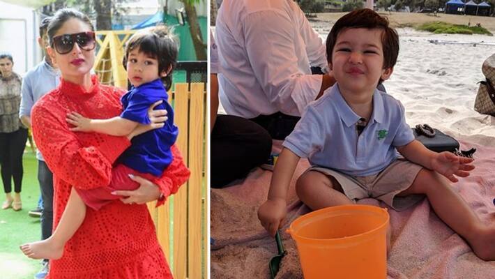Holi celebtration of taimur ali khan Holi celebtration of taimur ali khan