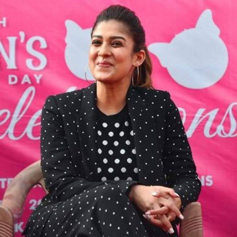 What is it? Nayanthara's pose for women's day