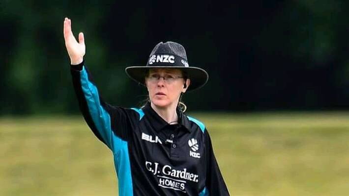 Kim Cotton, the kiwi become the first woman to umpire a major World cup final Kim Cotton, the kiwi become the first woman to umpire a major World cup final