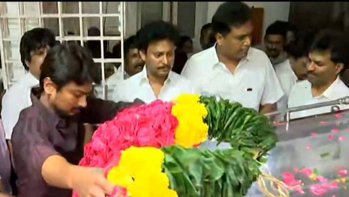 udhayanithi stalin wrote death condolence for Anbazhagan udhayanithi stalin wrote death condolence for Anbazhagan