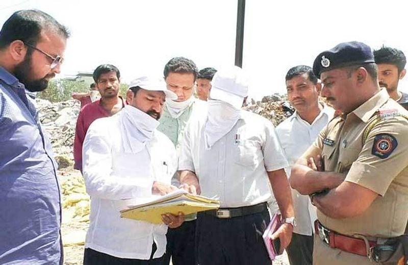 Corona virus 1 lakh used masks have been found in Bhiwandi Mumbai kpn