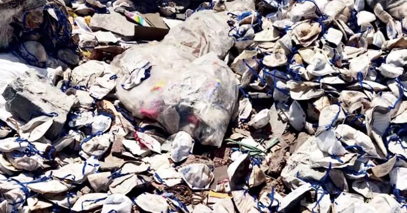 Corona virus 1 lakh used masks have been found in Bhiwandi Mumbai kpn