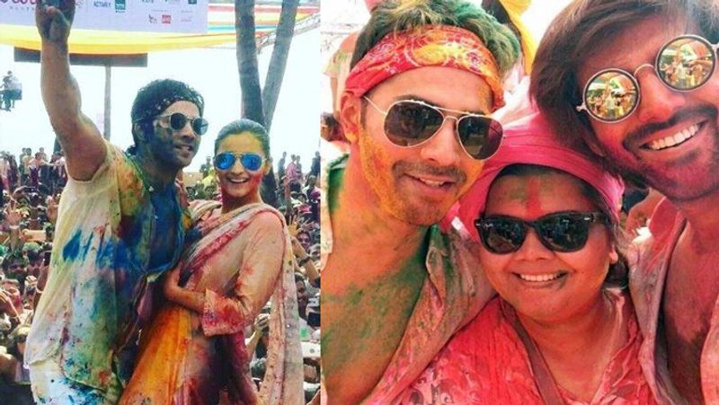 old rare picture of bollywood celebrity holi celebration