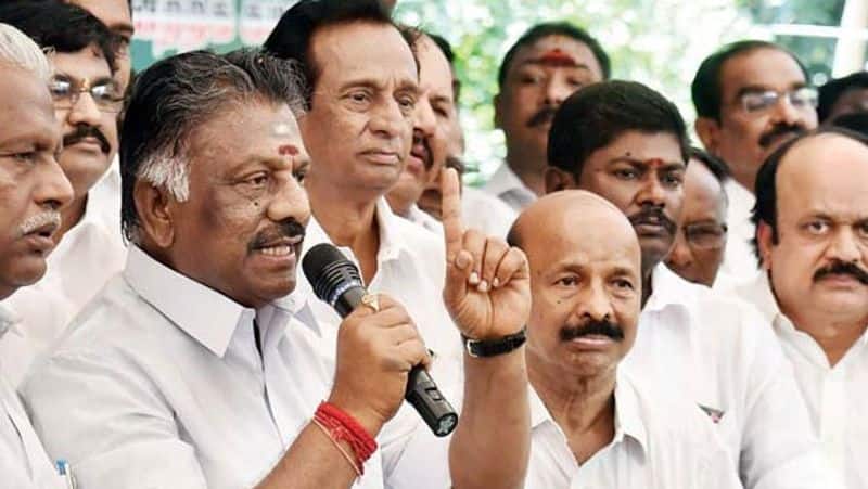 80 constituencies in the southern districts ... OPS who strategised for the victory of AIADMK