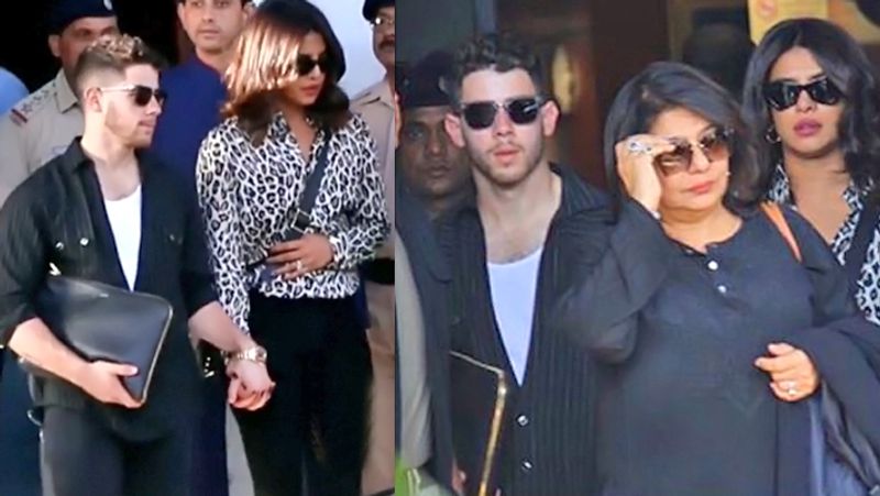 Priyanka Chopra Mother Grand Farewell for Son in Law Nick Jonas KPG