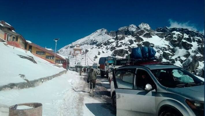 Massive snowfall took place at arunachal pradesh Massive snowfall took place at arunachal pradesh