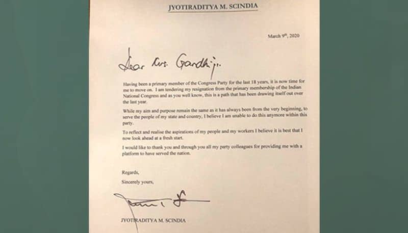 Madhya Pradesh crisis: Jyotiraditya Scindia chose his father's birth anniversary to resign from Congress