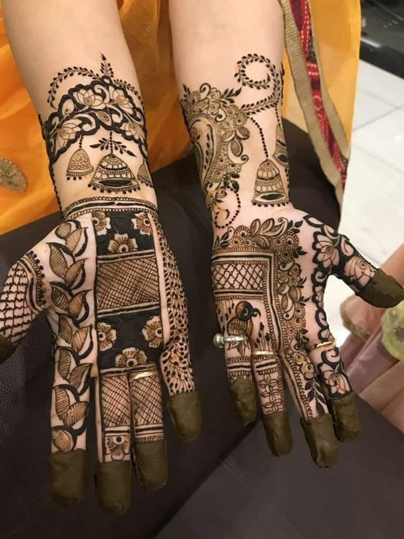 Indo-western mehandi designs| mehandi artistry Raipur