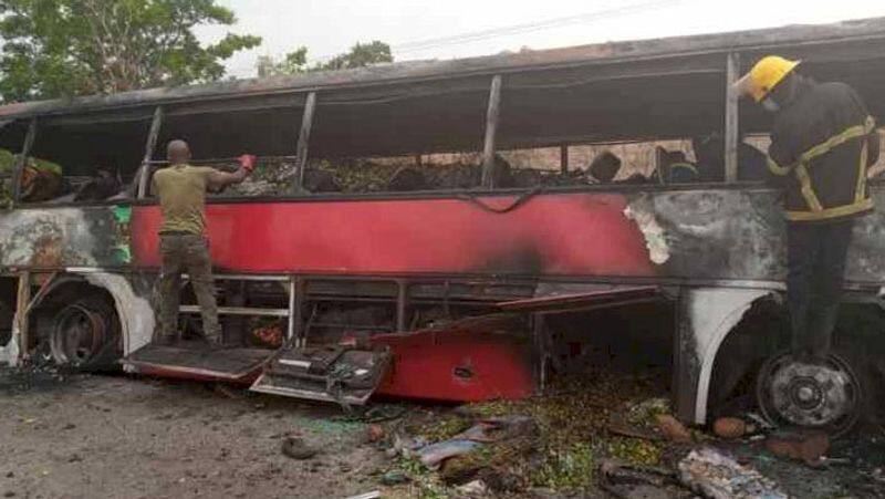 Ghana Bus Collision...35 people Killed