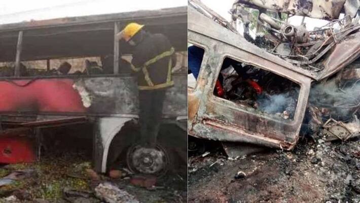Ghana Bus Collision...35 people Killed Ghana Bus Collision...35 people Killed