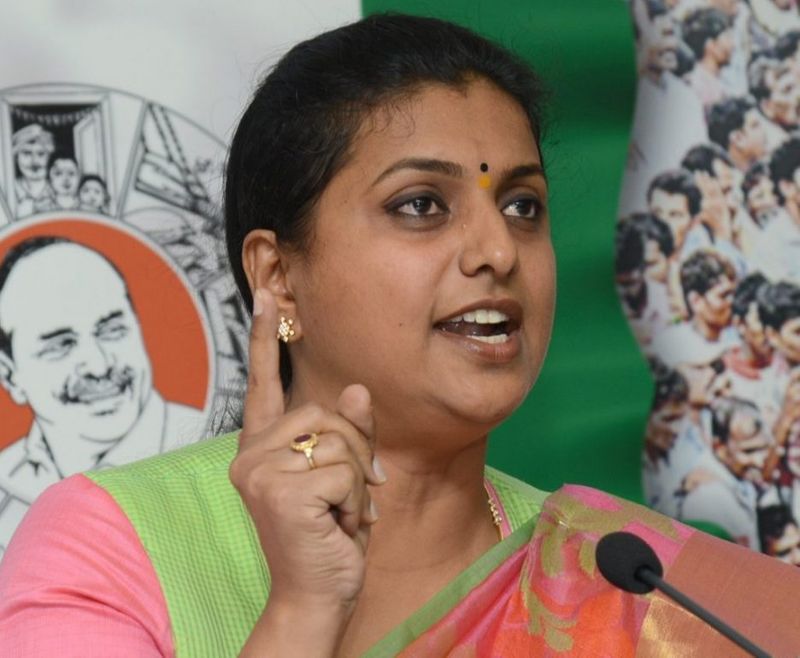 MLA Roja Shocking Comments on Her Husband