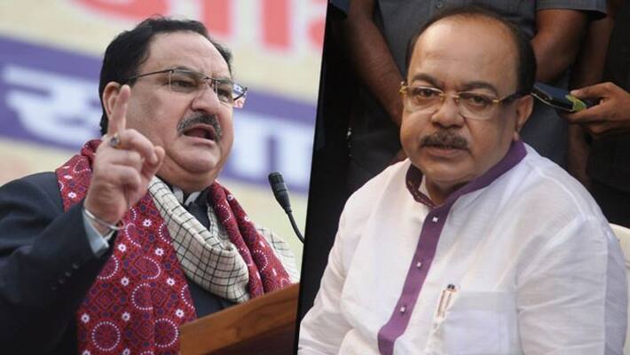 JP Nadda ask Dilip Ghosh about Sovan Chatterjee JP Nadda ask Dilip Ghosh about Sovan Chatterjee