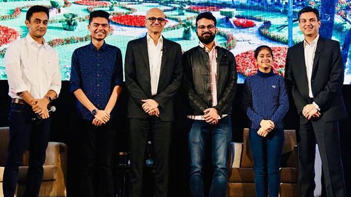 Satya Nadella praised Namya Joshi, the young girl from Ludhiana Satya Nadella praised Namya Joshi, the young girl from Ludhiana