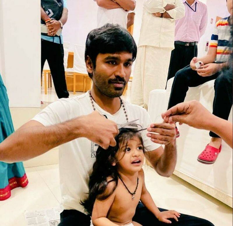 Actor Dhanush Tirupathi Vist With Family Photos Going Viral