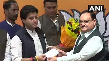 Jyotiraditya Scindia gets formally saffronised as lotus gets one more petal to it