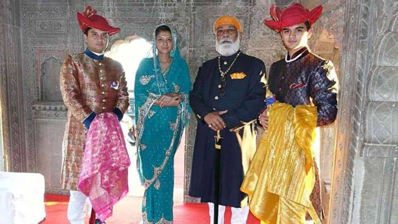 He hails from the royal Scindia family that once ruled Gwalior, Madhya Pradesh. His parents are Madhavrao Scindia and Madhavi Raje Scindia. His grandfather is Jivajirao Scindia, the last Maharaja of Gwalior.