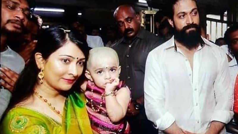 KGF Hero Yash First time release His cute son photo going viral