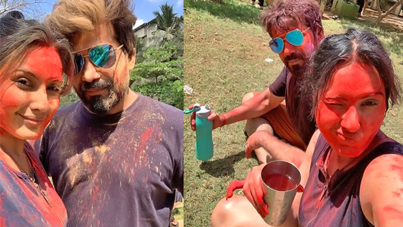 Kamya Punjabi First Holi with Husband after her Wedding KPG