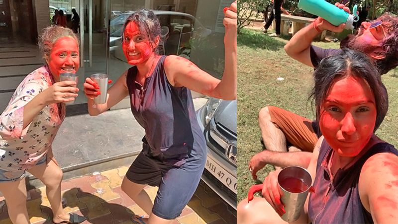 Kamya Punjabi First Holi with Husband after her Wedding KPG