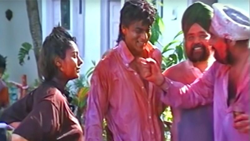 Shahrukh khan Celebrate Holi with Wife Gauri Khan before 20 Years ago KPG