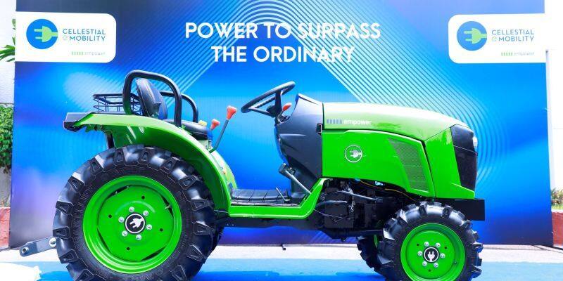 Cellestial E-Mobility unveils electric-tractor in india