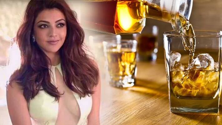 actress Kajal Aggarwal drinking in fivestar hotel photo goes viral actress Kajal Aggarwal drinking in fivestar hotel photo goes viral