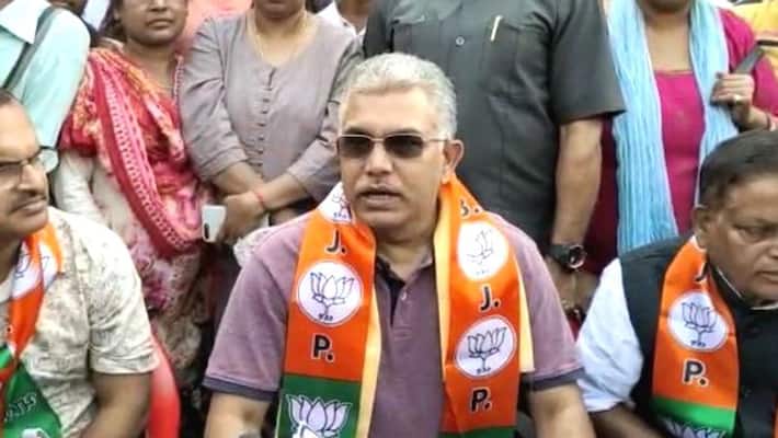 Dilip Ghosh slams opposition on horse trading in Madhyapradesh Dilip Ghosh slams opposition on horse trading in Madhyapradesh