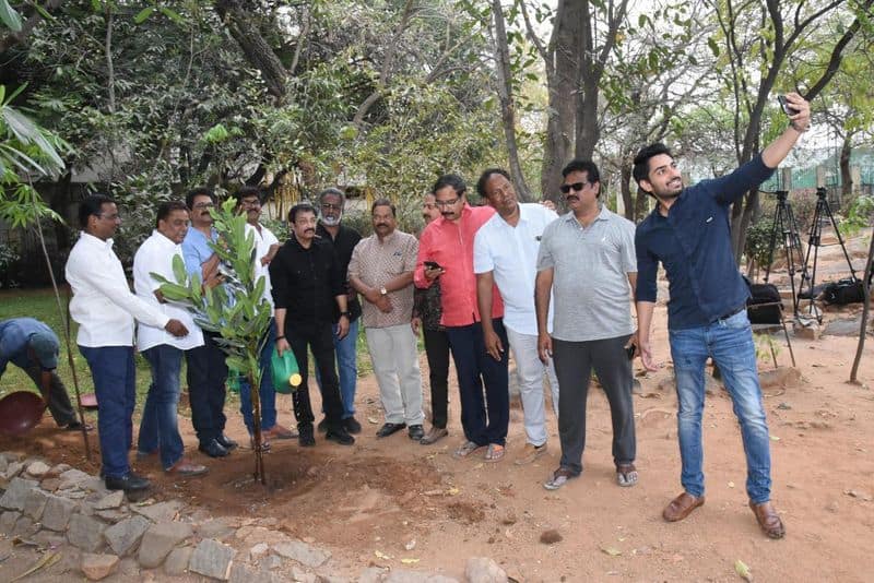 Tollywood celebs participates in Green india challenge