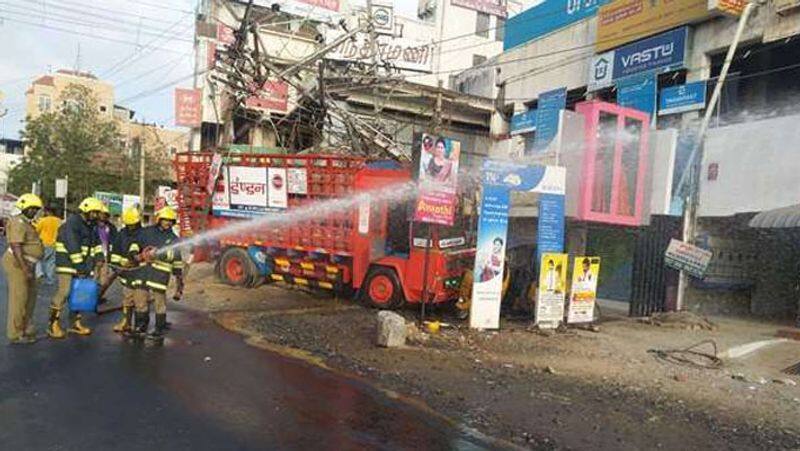 erode gas cylinder lorry accident