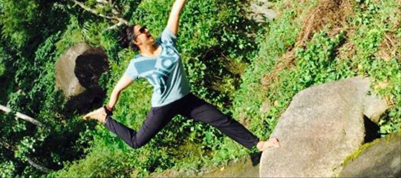 From headstand to stretches and other postures, the actress has mastered them all and her images of yoga are a hot topic for discussion among the Keralites, both in the state and outside.