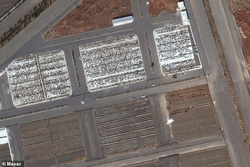 Satellite images revealed iran digs mass graves for dead bodies corona virus kph