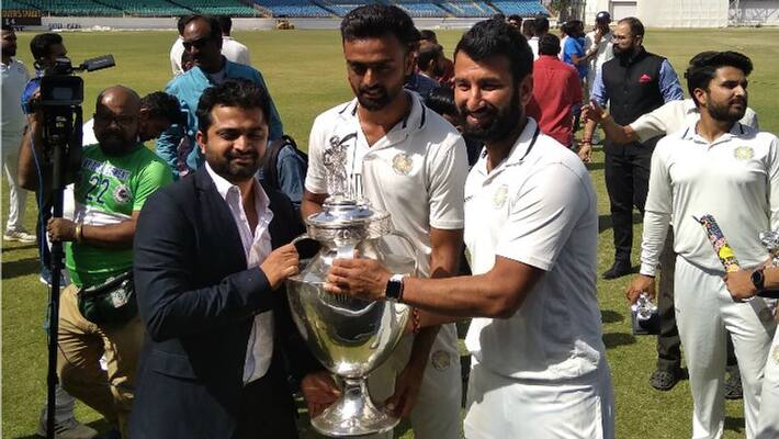 saurashtra team first time lifts ranji trophy saurashtra team first time lifts ranji trophy