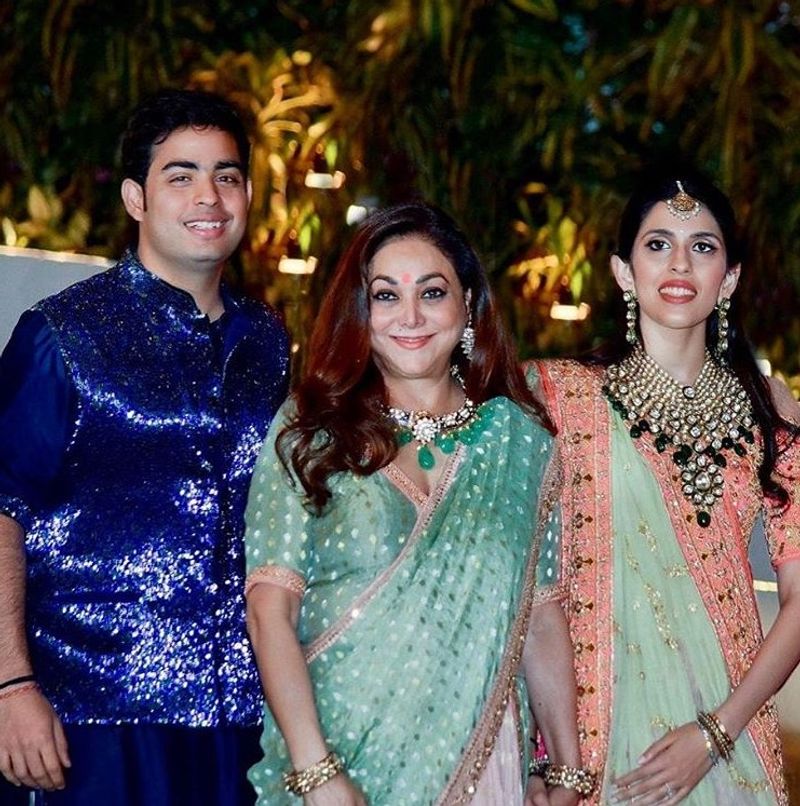 akash ambani shloka Mehta first wedding anniversary aunt tina ambani wrote emotional message kpt