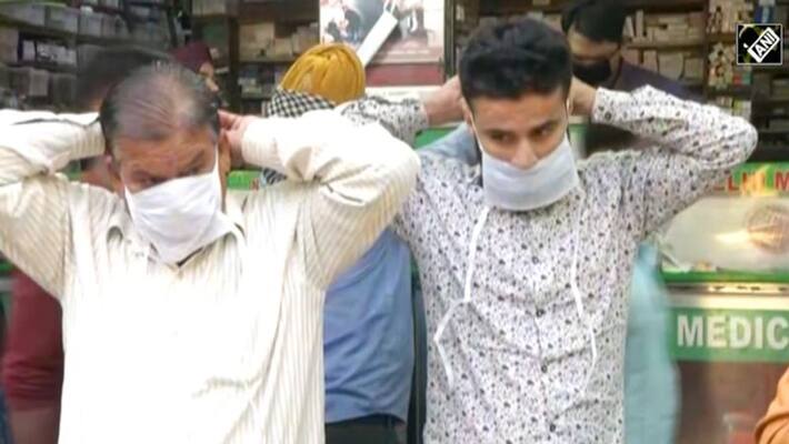 Health ministry has given guide line to wear mask properly Health ministry has given guide line to wear mask properly