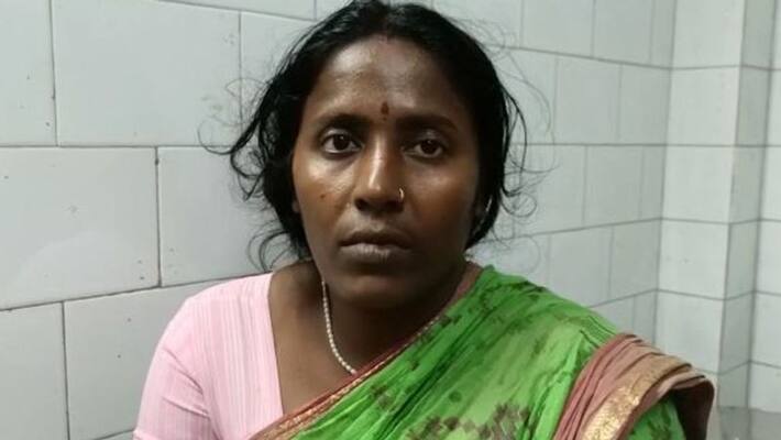 Stone thrown to running train women injured Stone thrown to running train women injured