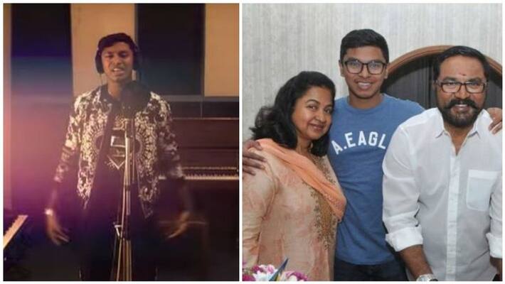 Rathika sarathkumar son Rahul turn to pop singer Rathika sarathkumar son Rahul turn to pop singer