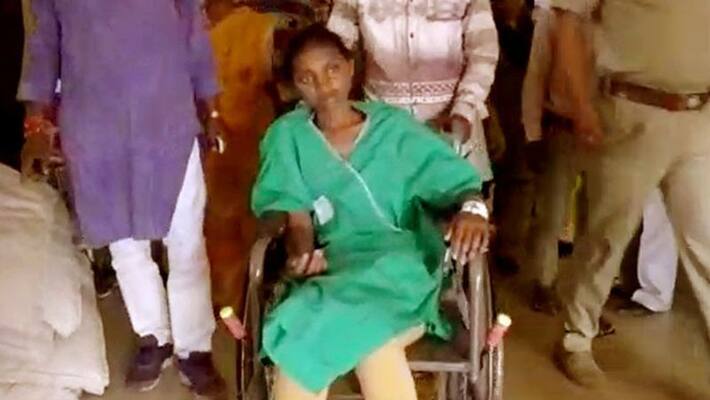 Sandhyamani Mandi sits in exam from hospital Sandhyamani Mandi sits in exam from hospital