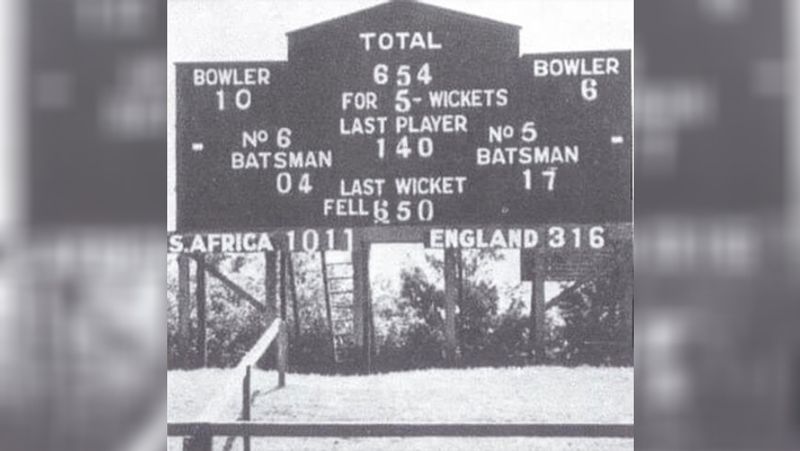 intresting facts about timeless test played between south africa And England KPB